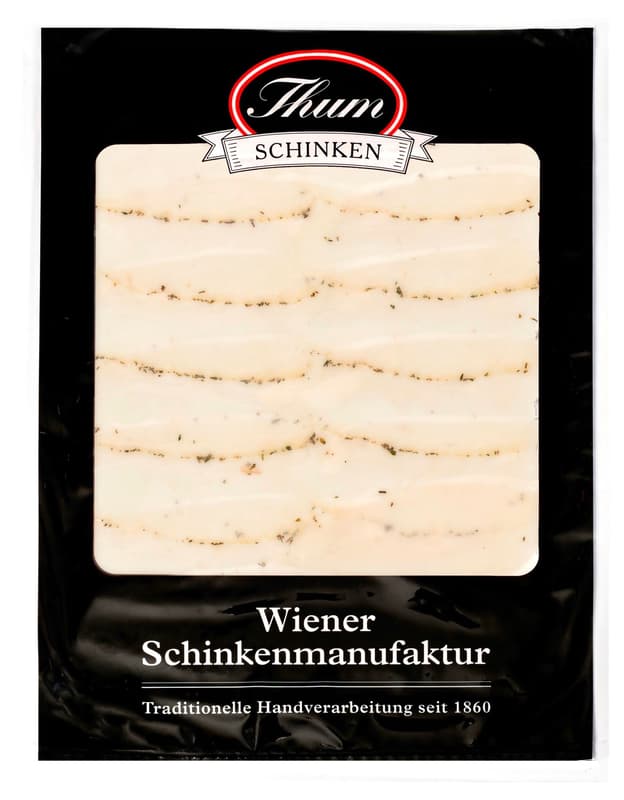 Thum BIO Mangalitza Lardo mit Kräuter geschnitten