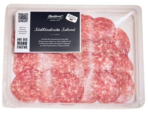 Bedford Südländische Salami geschnitten