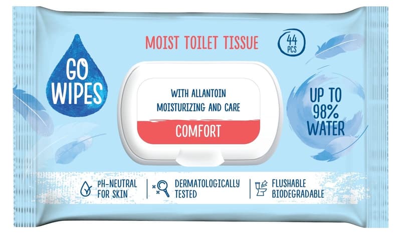 GoWipes Moist Toilet Paper Comfort