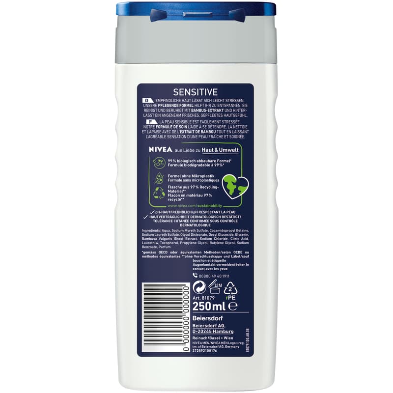 Nivea MEN Pflegedusche Sensitive