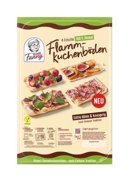 Tante Fanny Frische Dinkel-Flammkuchenböden