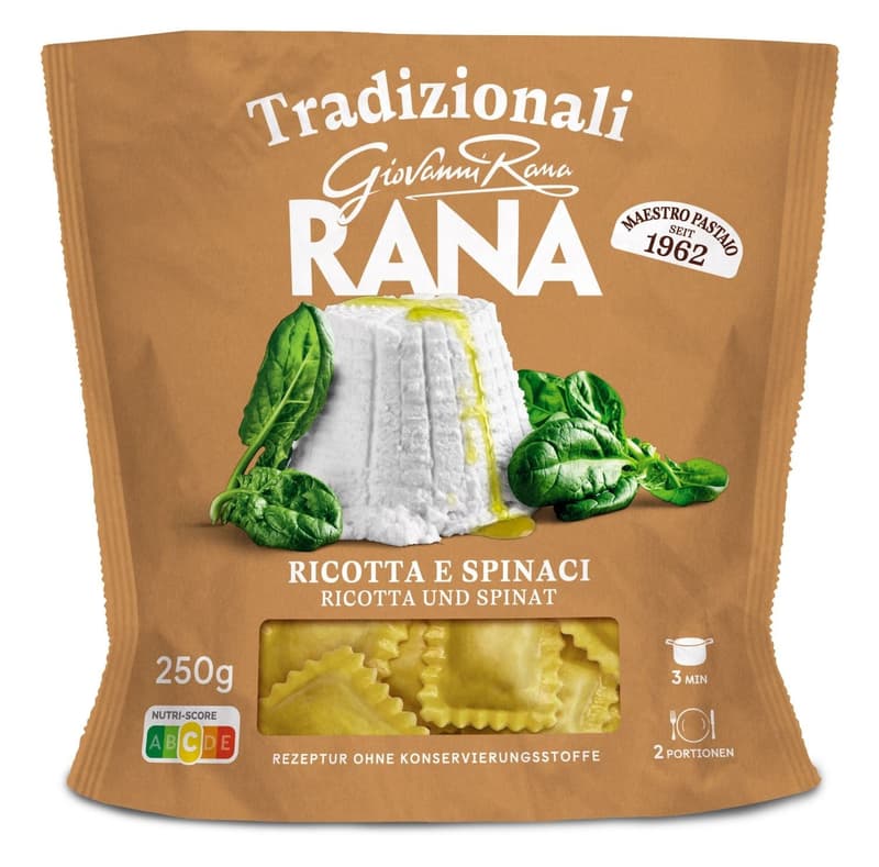 Rana Ravioli Ricotta und Spinat
