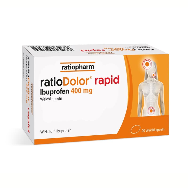 ratioDolor Rapid Ibuprofen 400 MG Weichkapseln