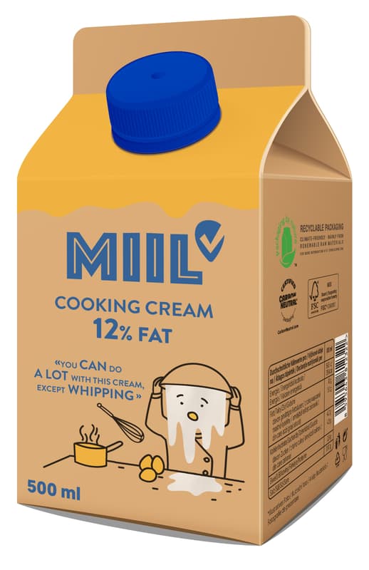 Miil Fresh cooking cream 12%
