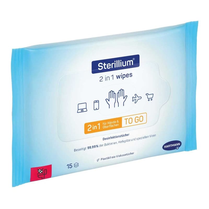 Sterillium Desinfektionstücher 2in1 Hände- und Flächendesinfektion