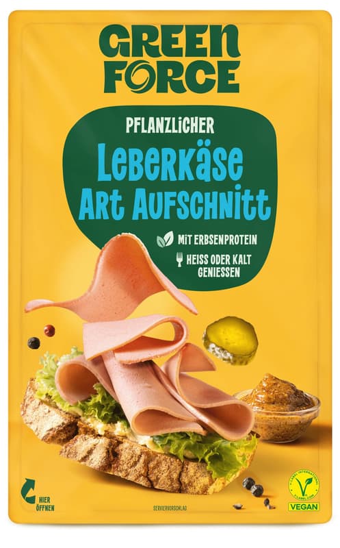 GREENFORCE Aufschnitt Leberkäse VEGAN