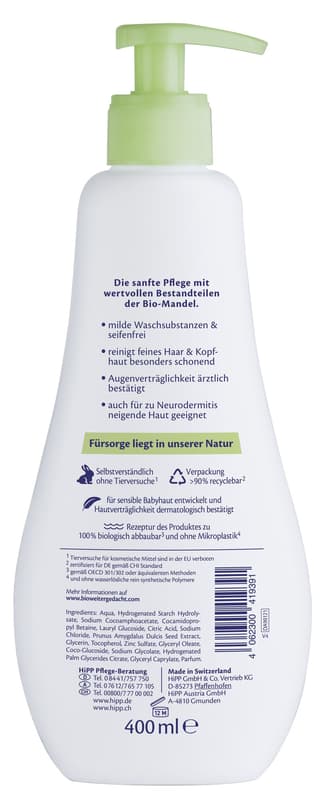HiPP Babysanft Washing Gel Skin & Hair