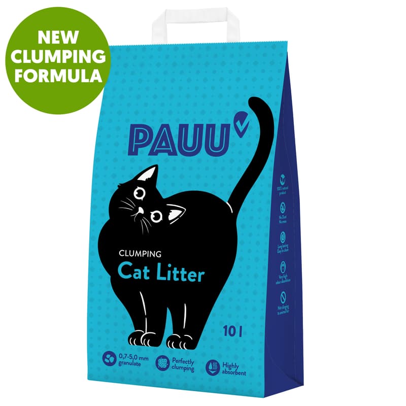 PAUU Cat litter - clumping