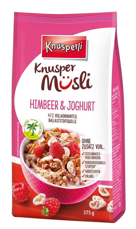 Knusperli Knuspermüsli Himbeer & Joghurt
