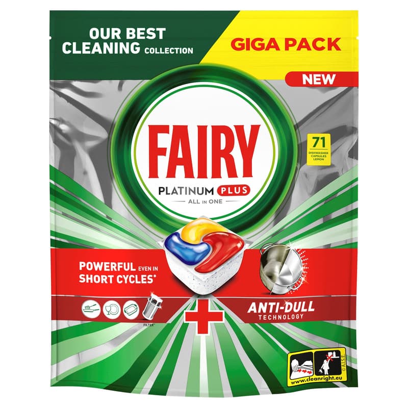 Fairy Spülmaschinentabs Platinum Plus Zitrone
