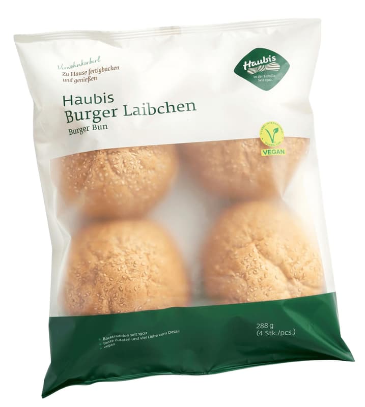 Haubis burger patties 4x 72g