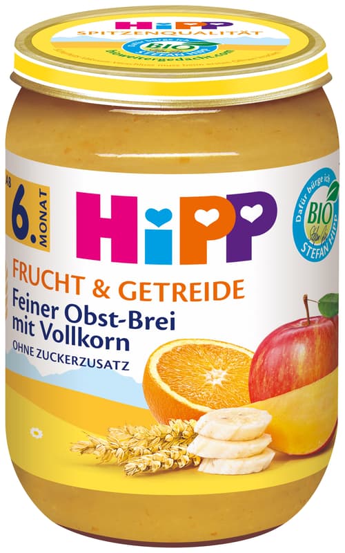 HiPP Fine Fruit-Pap with Wholemeal