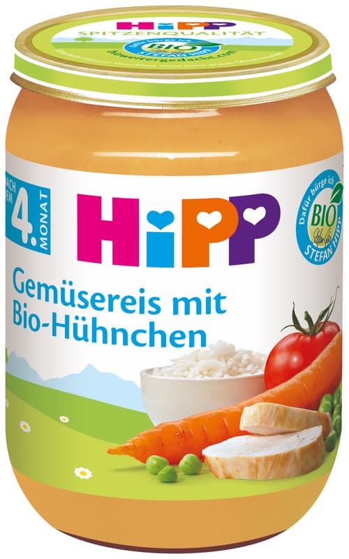 HiPP Vegetable Rice with BIO Chicken