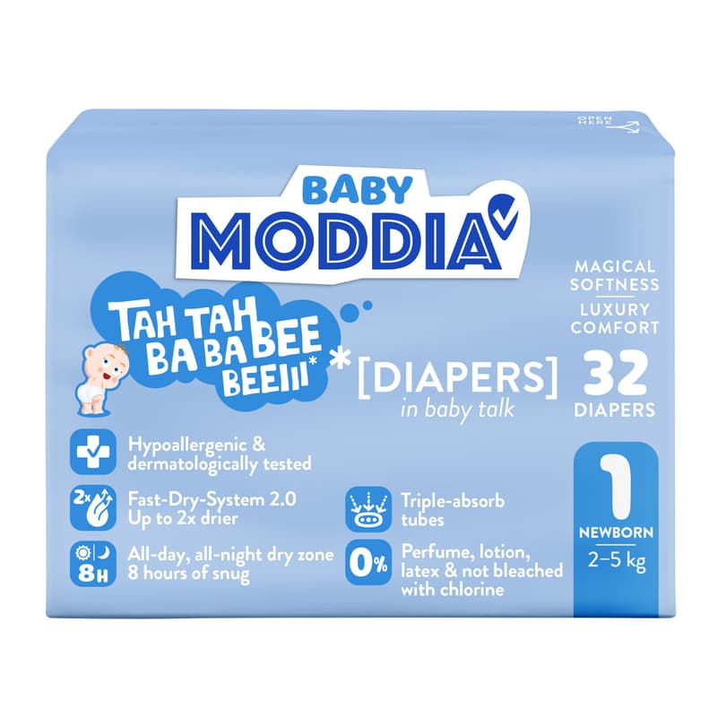 Moddia Baby Windeln Gr. 1 Newborn