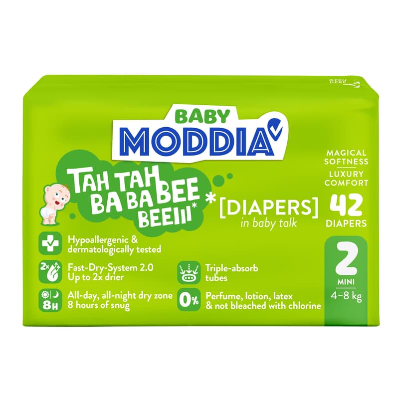 Moddia Baby Windeln Gr. 2 Mini
