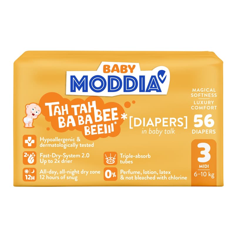 Moddia Baby Windeln Gr. 3 Midi
