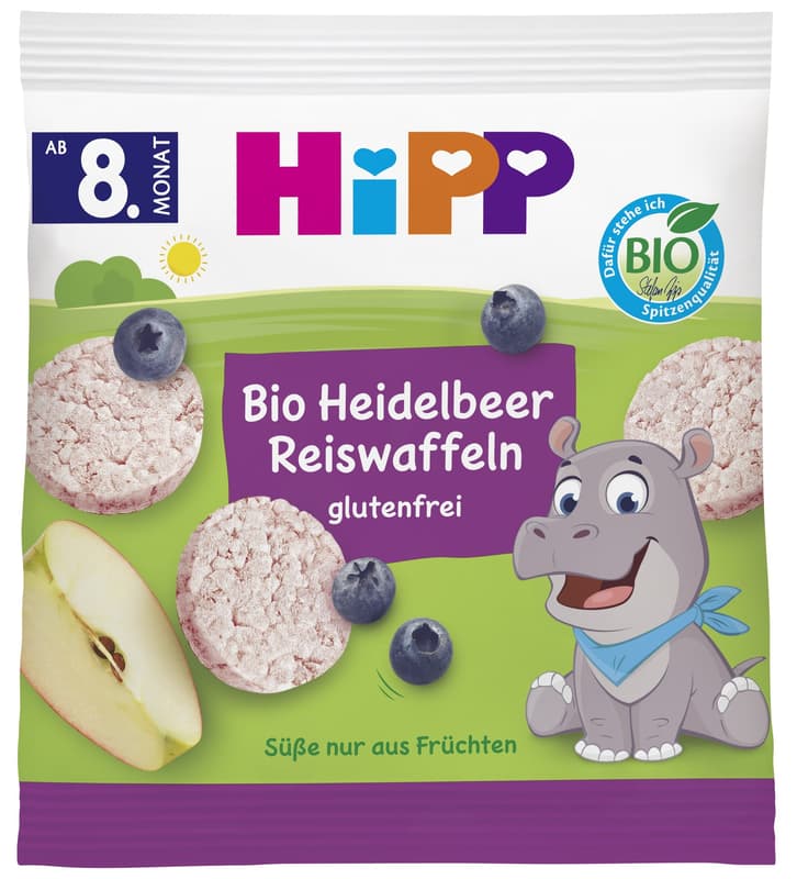 HiPP BIO Heidelbeer Reiswaffeln