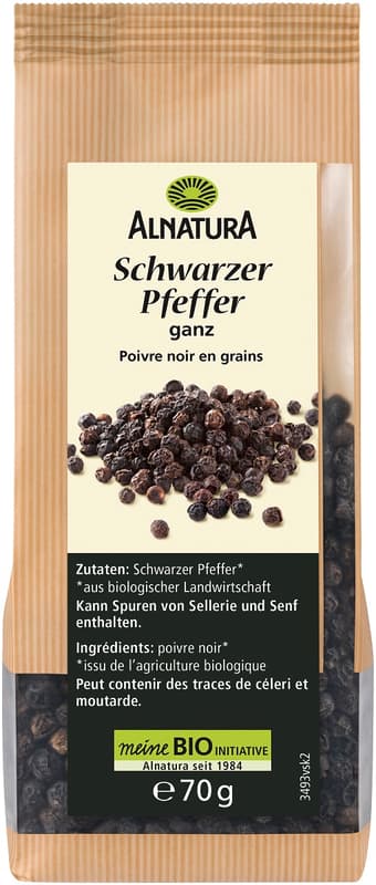 Alnatura BIO Schwarzer Pfeffer ganz