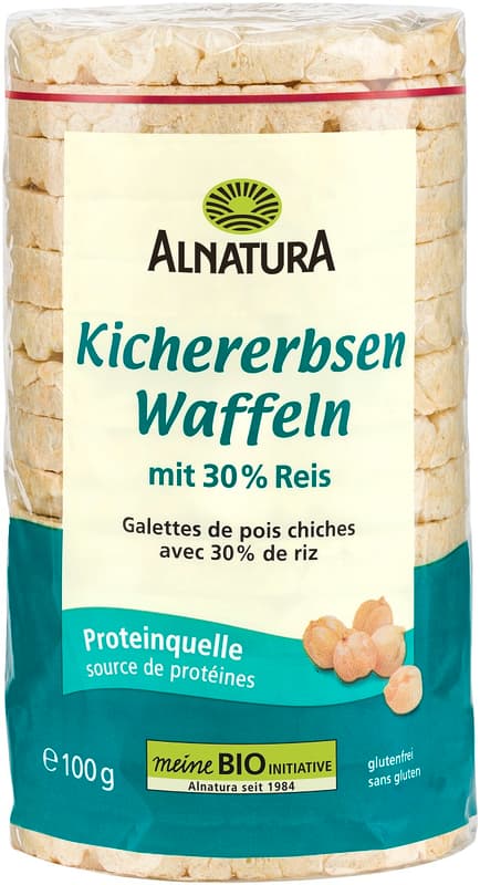 Alnatura BIO Kichererbsen-Reis-Waffeln glutenfrei