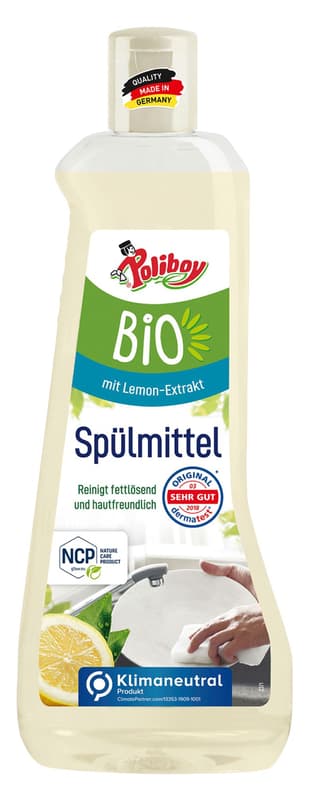 POLIBOY Organic Dishwashing Liquid lemon