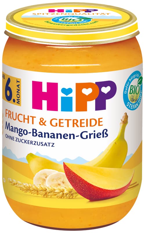 HiPP BIO Mango-Banana Semolina
