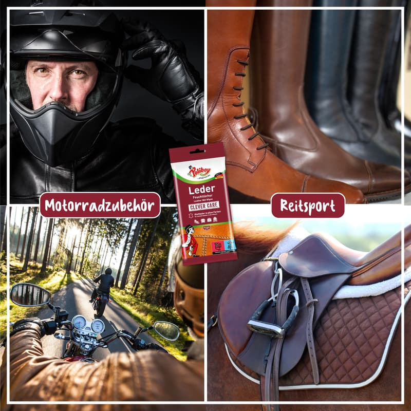 POLIBOY Leather Care Wet Wipes