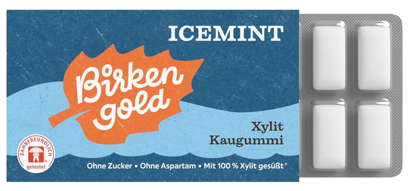 Birkengold Xylit Kaugummi Icemint