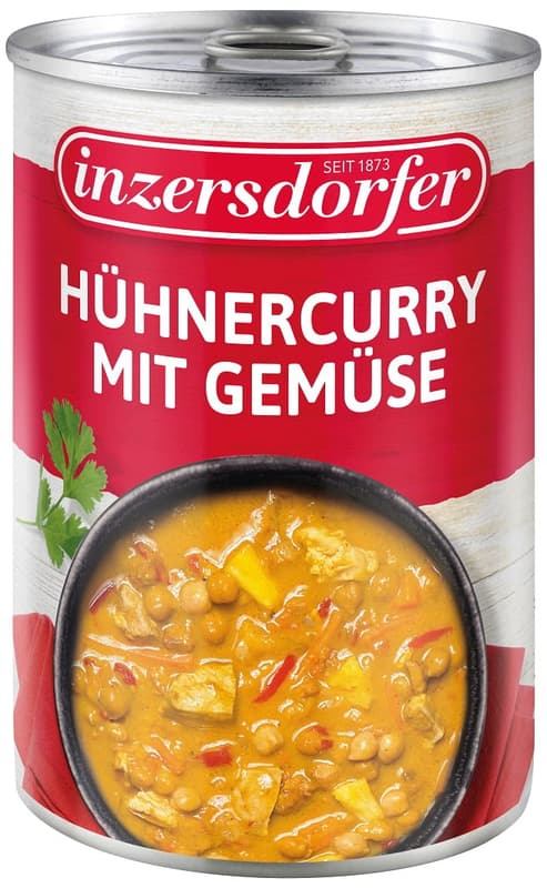 Inzersdorfer Hühnercurry mit Gemüse
