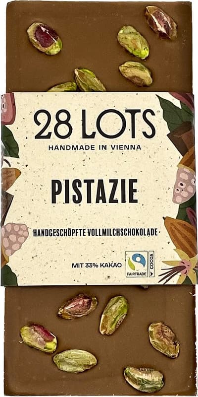28Lots Pistazie Vollmilchschokolade