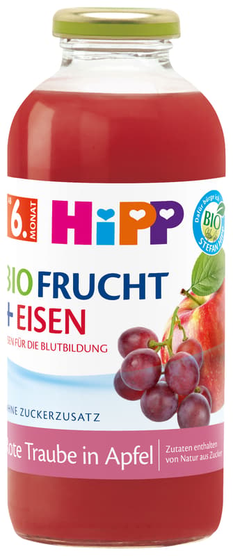 HiPP Red Grape in Apple with Iron