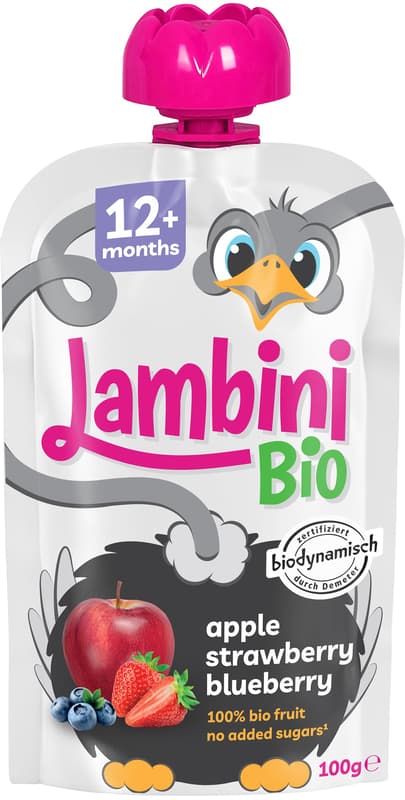 Lambini apple strawberry blueberry