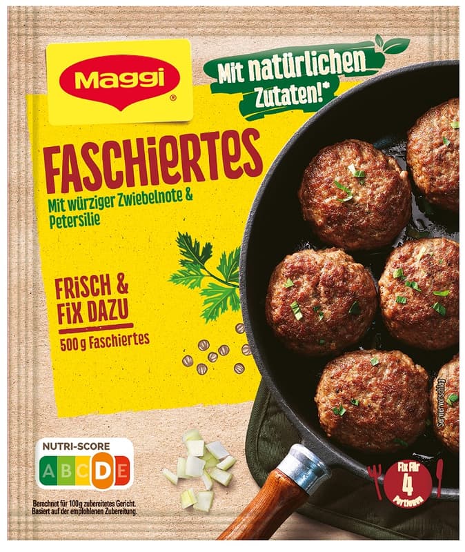 Maggi Fix für Faschiertes