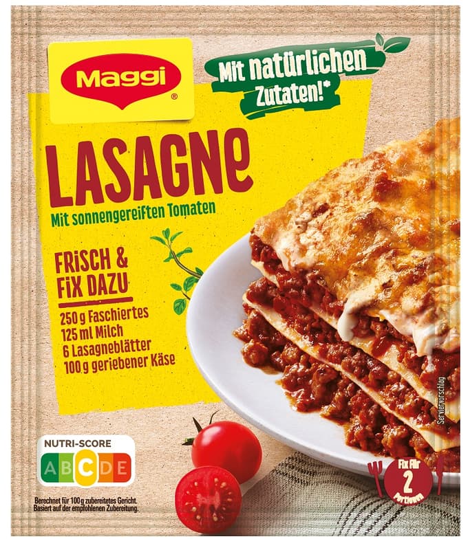Maggi Fix für Lasagne