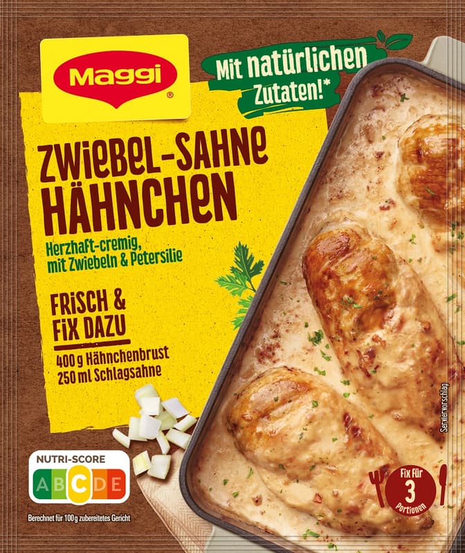 Maggi Fix for Onion Cream Chicken