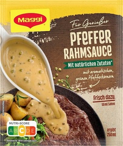 Maggi Für Genießer! Pfeffer Rahm Sauce