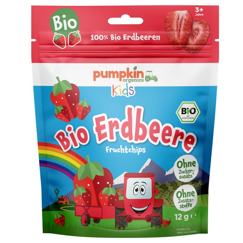 Pumpkin Organics BIO Strawberry fruit crisps