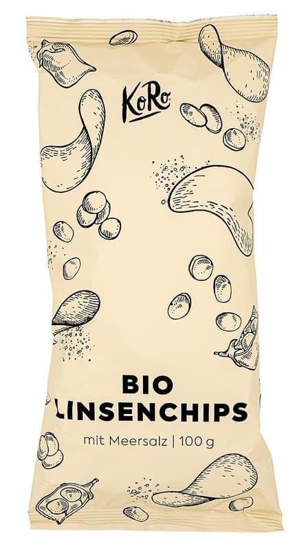 KoRo BIO Linsenchips mit Meersalz