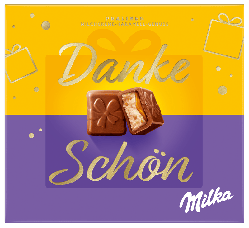 Milka Dankeschön Milch-Karamell