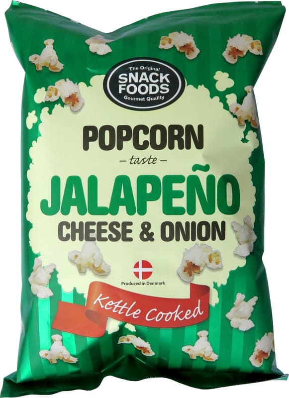 Snack Foods Popcorn Jalapeno, Cheese & Onion