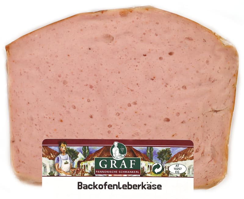 Graf Backofen Leberkäse 2 Scheiben