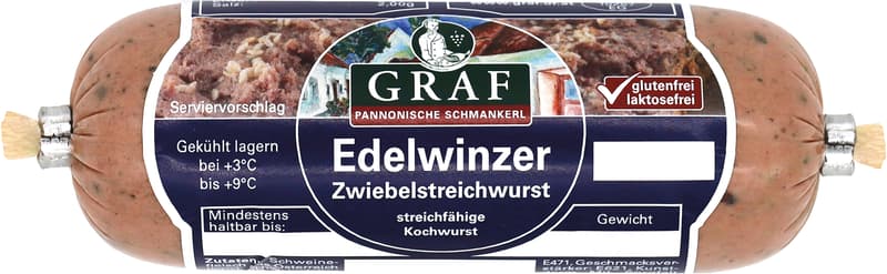 Graf Edelwinzer Zwiebelstreichwurst