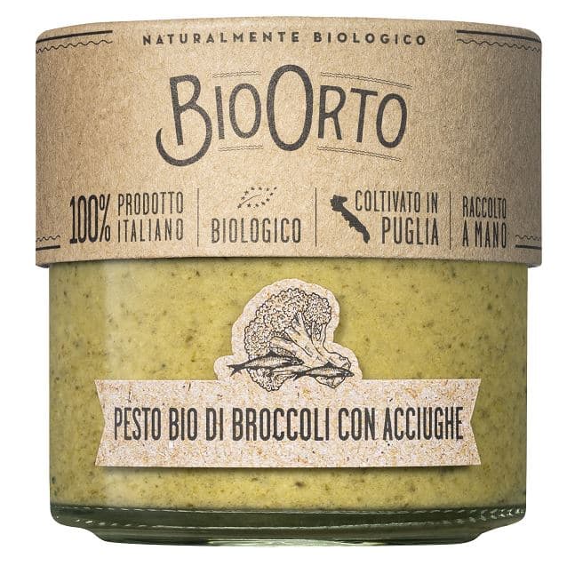 Bio Orto BIO Pesto mit Brokkoli & Sardellen
