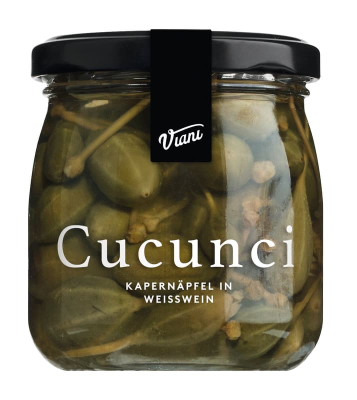 Viani Cucunci - Kapernäpfel in Weißwein