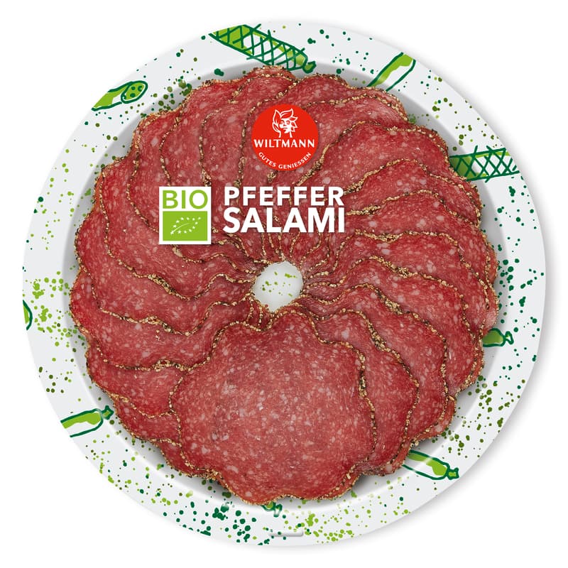 Wiltmann BIO salami pepper cut