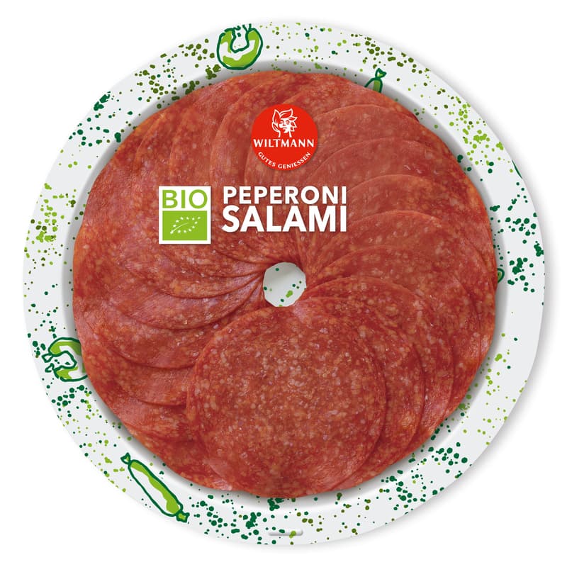 Wiltmann BIO Peperoni Salami geschnitten