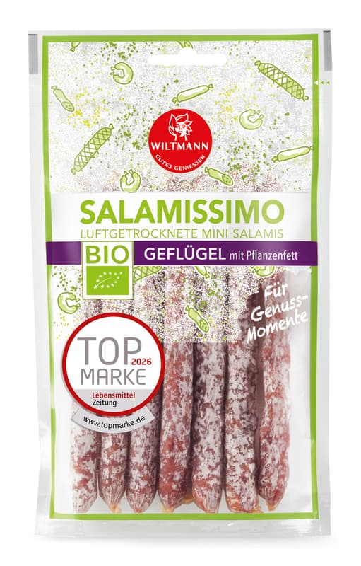 Wiltmann BIO Salamissimo Geflügel Salami Snack