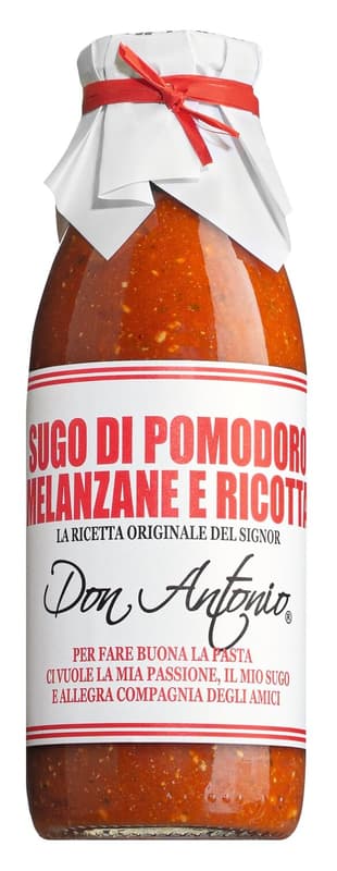 Don Antonio Tomatensauce mit Auberginen und Ricotta