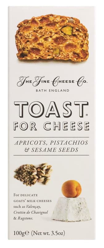 The Fine Cheese Company Toast for Cheese mit Aprikosen, Pistazien & Sonnenblumenkernen