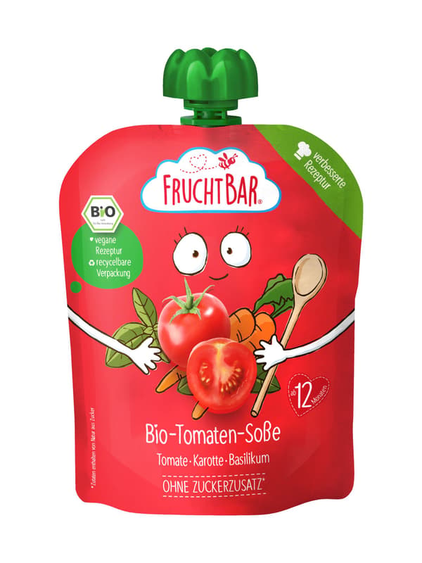 FruchtBar Organic Tomato Sauce Tomato, carrot, basil