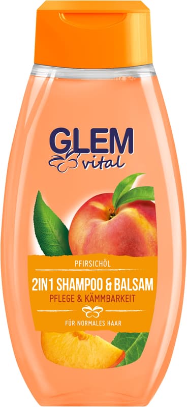 Glem Vital Shampoo Pfirsichöl 2in1